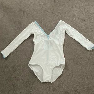White Yumiko Leotard